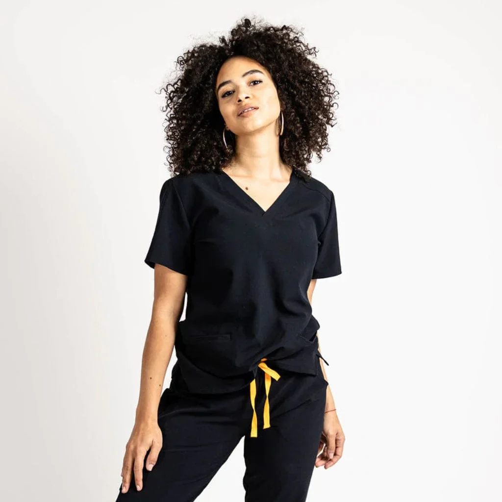 Women's Black Scrubs